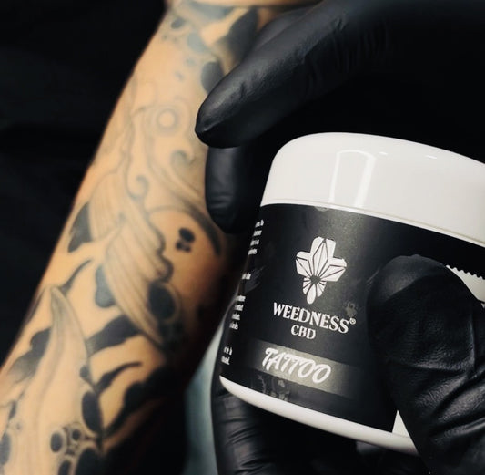 NATURAL TATTOO BALM WITH 500MG CBD AND 500MG CBG 50ML