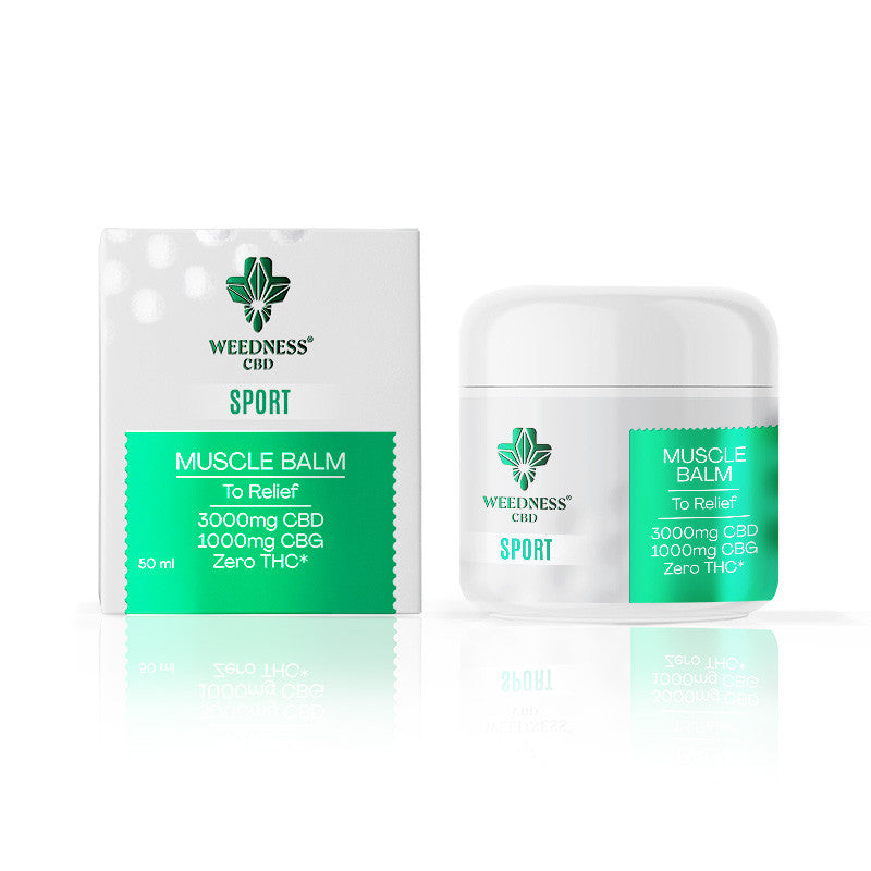 SPORT MUSCLE RELIEF BALM 3000MG CBD AND 1000MG CBG 50ML