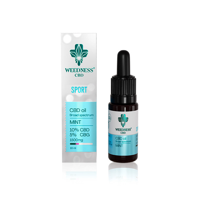 SPORT CBD OIL 10% + CBG 5% | PEPPERMINT 10ML